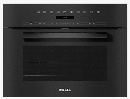 H 7244-60 BP SW (11111010), MIELE Einbau Backofen, 60cm, Pyrolyse, Obsidianschwarz, A+