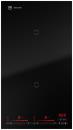 V-ZUG Induktion Kochfeld CookTop V4000 I302, (3114300000) Breite 30cm, BlackDesign, Multi-Slider/Direktwahl, Kochzonen: 2, DualDesign