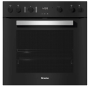 H 2456-60 EP SW (12395200), MIELE Einbau Herd, 60cm, Pyrolyse, Obsidianschwarz