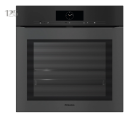 H 7860-60 BPX 125 Gala Ed (12346500), MIELE Einbau Backofen, 60x60cm, Obsidianschwarz matt, grifflos, Pyrolyse, A+