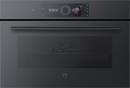 V-ZUG Backofen Combair V4000 38 (2112400000), Breite: 60 cm, Höhe: 38.1 cm, Spiegelglas Schwarz, Touchscreen mit CircleSlider, TopClean, A
