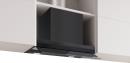 DBB67DP60, Bosch Serie 6, Integrierte Designhaube, 60 cm, Klarglas schwarz bedruckt, Mattschwarz, A+
