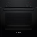 HBF010BA1, Bosch, Serie 2, Einbau-Backofen, OHNE Uhr, 60 x 60 cm, Schwarz, A