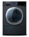 Schulthess (AGA1.108BE1HJ3L), MFH-Waschmaschine Aquaforce+, 8 kg, Energieklasse: A, Bandung links, Ablaufpumpe, Aquastopp, 400V, Farbe Carbon, Türbalg EPDM