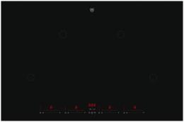 V-ZUG Induktion Kochfeld CookTop V4000 I804, (3111200003), Breite 80cm, BlackDesign, OptiLink, Slider-Bedienung, DualDesign