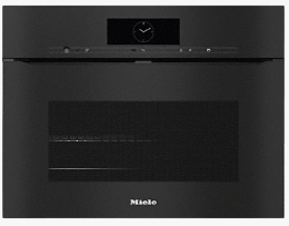 H 7840-60 BPX SW (11117410), MIELE Einbau Backofen, 60cm, Pyrolyse, M Touch, Miele@home, ArtLine, Obsidianschwarz, A++