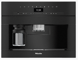 CVA 7440-60 SW CH (11166220), MIELE Einbau Kaffeemaschine, 60cm, Links, Obsidianschwarz