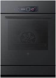 V-ZUG Backofen Combair V2000 7UC, (2107700001), Breite 55cm, Höhe 76.2cm, Spiegelglas Schwarz, Untereinbau, CircleSlider, Geräteschublade, A