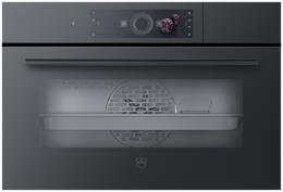 V-ZUG Steamer V4000 38C, (2302400003), Breite 55cm, Höhe 38.1cm, Spiegelglas schwarz, CircleSlider, V-ZUG-Home