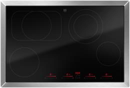 V-ZUG Kochfeld CookTop V6000 A804B, (3115300001) Breite 80cm, BlackDesign, Multi-Slider/Direktwahl, , Übermassrahmen