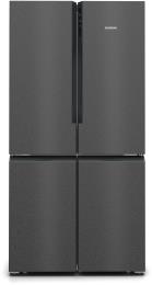 KF96NAXEA, Siemens Foodcenter French door, 183 x 91 cm blackSteel, E