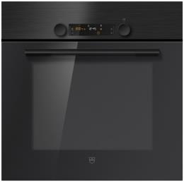 V-ZUG Backofen Combair V400 6U, (2110700006), Breite 60cm, Höhe 60cm, Nero, Griff: Nero, Unterschrank, Drehschalter, A