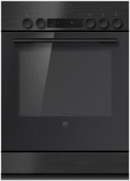V-ZUG Herd Combair V200 7UHC, (2201700003), Breite 55cm, Höhe 76.2cm, Nero, Griff: Nero, Drehschalter, Geräteschublade, Kochzonen: 3, A