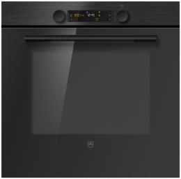 V-ZUG Backofen Combair V400 60, (2103900009), Breite 60cm, Höhe 60cm, Nero, Griff: Nero, Drehschalter, A