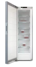 FNS 4882 D (11953920), Stand-Gefrierschrank, Edelstahl, NoFrost, links, D