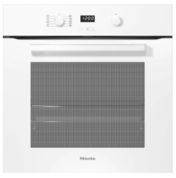 H 2861-60 B BW (12145910), MIELE Einbau Backofen, 60cm, Brillantweiss, A+