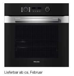 H 2861-60 B ED (12145960), MIELE Einbau Backofen, 60cm, Edelstahl, A+