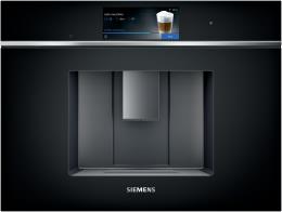 CT718L1B0, Siemens Einbau-Kaffeevollautomat, iQ700, 60cm, schwarz, B