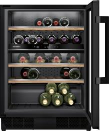 KU21WAHG0, Siemens Weinkühlschrank mit Glastür, iQ500, 60cm, Höhe 82cm, Rechts, G