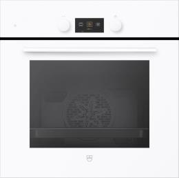 V-ZUG Backofen Combair V600 6U, (2113000000), Breite 60cm, Höhe 60cm, Glas Weiss, Weiss, Unterschrank, Drehschalter, A