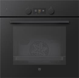 V-ZUG Backofen Combair V600 6U, (2113000002), Breite 60cm, Höhe 60cm, Glas Nero, Nero, Unterschrank, Drehschalter, A