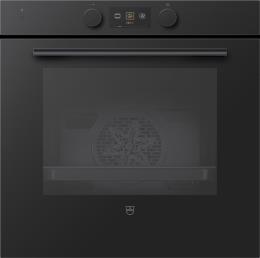 V-ZUG Backofen Combair V600 60, (2112700002), Breite 60cm, Höhe 60cm, Glas Nero, Nero, Drehschalter, A