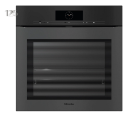 H 7860-60 BPX 125 Gala Ed (12346500), MIELE Einbau Backofen, 60x60cm, Obsidianschwarz matt, grifflos, Pyrolyse, A+