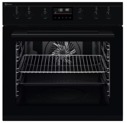 EH6L80SW (948533603), Electrolux Einbauherd, Schwarz, 60x60,Pyrolyse, A+