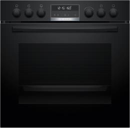 HEB578BB3, Bosch Serie 6, Einbau-Herd mit Backwagen, 60 x 60 cm, mit Pyrolyse, Schwarz, A+