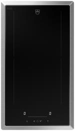 V-ZUG Kochfeld CookTop V2000 I302 (3117700000), Induktion, Breite: 30 cm, BlackDesign, Chromstahl-Rahmen, OptiLink, Slider-Bedienung, Kochzonen: 2