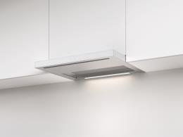 V-ZUG Dunstabzug AiroClearEinbau V400 F60 (6107500001), Breite: 60 cm, Abluft/Umluft, Glas Weiss, A++