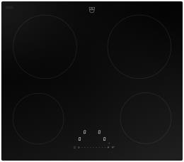 V-ZUG Kochfeld CookTop V2000 I604 (3117900001), Induktion, Breite: 60 cm, BlackDesign, DualDesign, OptiLink, Slider-Bedienung