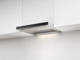V-ZUG Dunstabzug AiroClearEinbau V400 F55, (6107400000) Breite: 55 cm, Glas Nero, Abluft/Umluft, A++