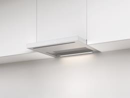 V-ZUG Dunstabzug AiroClearEinbau V400 F55, (6107400001) Breite: 55 cm, Glas Weiss, Abluft/Umluft, A++