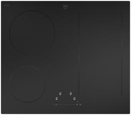 V-ZUG Kochfeld CookTop V2000 I604 (3118000005), Induktion, Breite: 60 cm, MattBlackDesign, DualDesign, OptiLink, Slider-Bedienung
