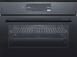 EB4PL80DSP (944005148), Electrolux Einbau Backofen, Breite 60cm, Höhe 45cm, Schwarz Spiegel, Pyrolyse, A+