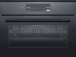 EB4SL80SP (944005316), Electrolux Einbau Backofen, Breite 60cm, Höhe 45cm, Schwarz Spiegel, Pyrolyse, A+