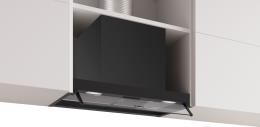 DBB65CC60C, Bosch Serie 4, Integrierte Designhaube, 60 cm, Klarglas, Mattschwarz, B