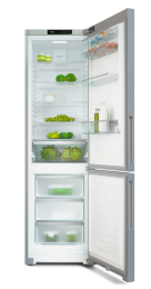 KFN 4395 BD el (12979520), Miele Stand-Kühl-Gefrierkombination, Edelstahllook, rechts, NoFrost, B