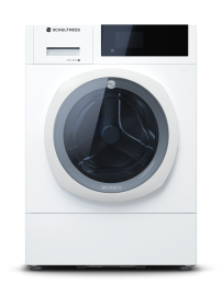 Schulthess (ABA0.200BE1H1J1K), EFH-Waschmaschine Supersonic, 1-8 kg, Energieklasse: A, Bandung rechts, Aquaprotect, 230V/T12 Stecker, Farbe Snow (weiss)